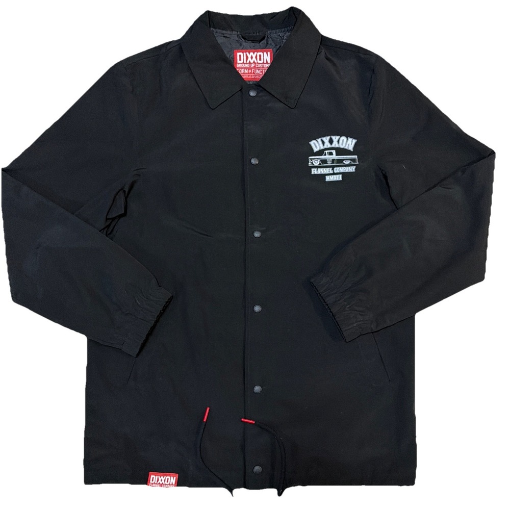 Dixxon Flannel Co. Ground Up Customs Coaches Jacket Black Men's M